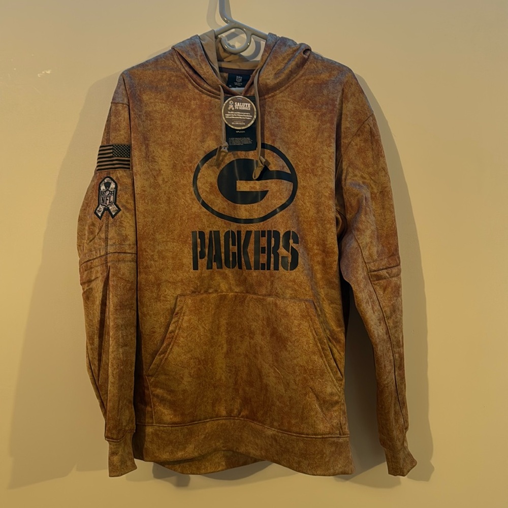 Green Bay Packets Salute to service Hooded sweatshirt